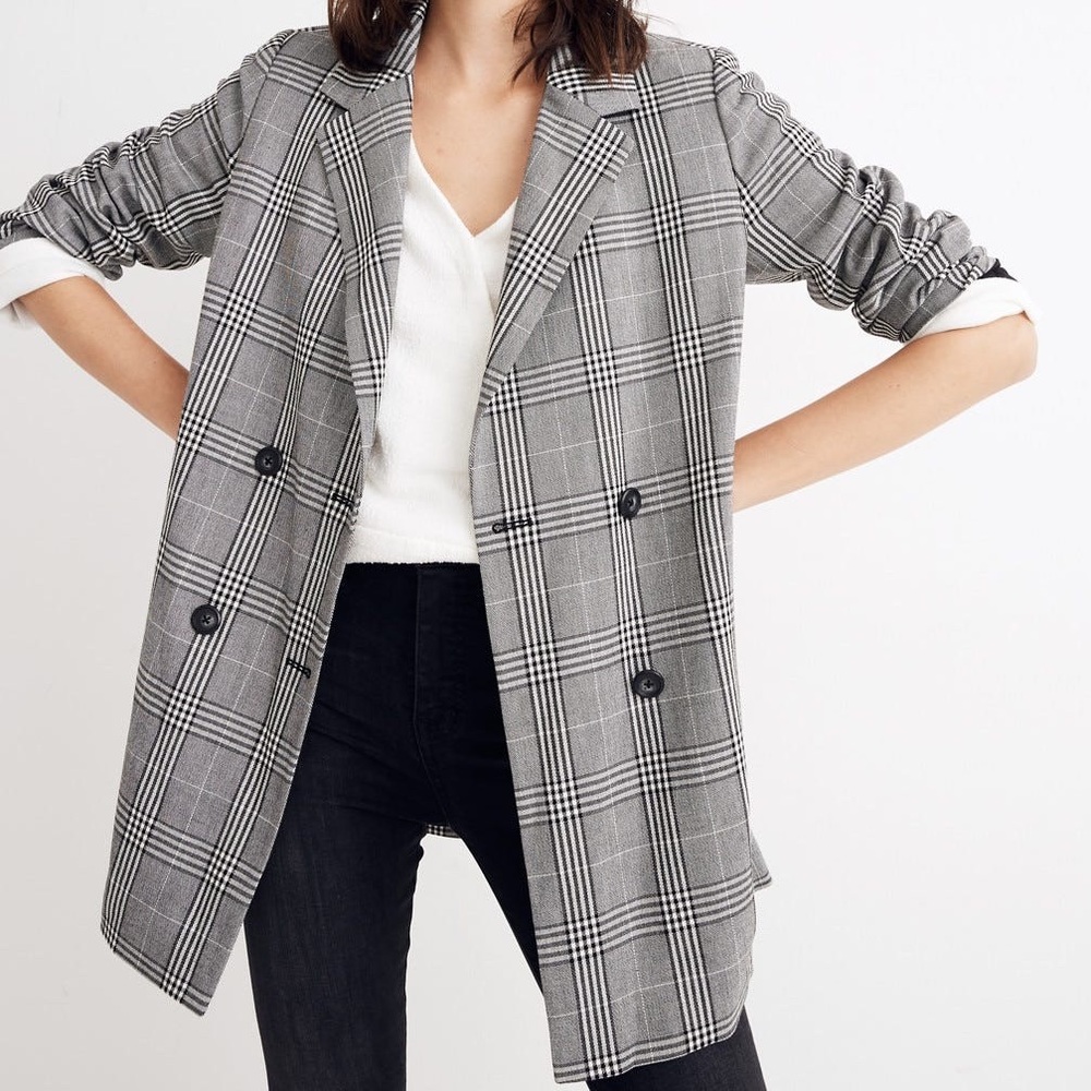 NWOT Madewell Caldwell Double-Breasted Blazer